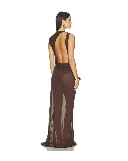 SRG Brown Evan Maxi Dress