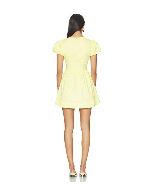 MORE TO COME Yellow Ilianna Mini Dress