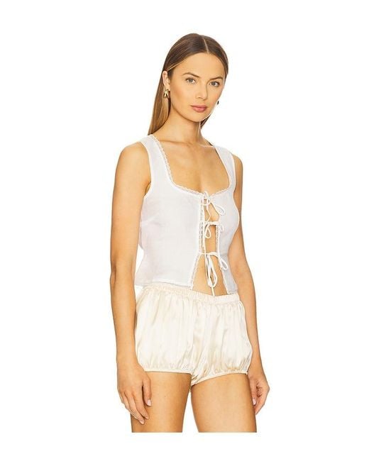 Show Me Your Mumu White X Revolve Mimi Top
