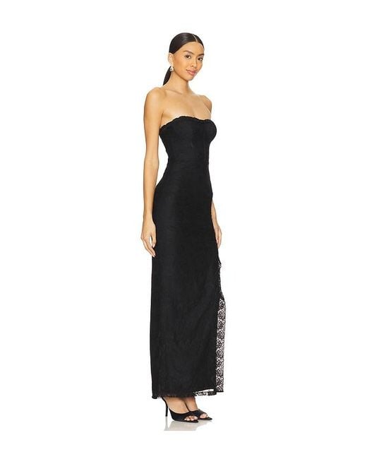 Vestido Lou En Color Negro Talla (También En Xs, Xxs, S, M, Xl) superdown de color Black