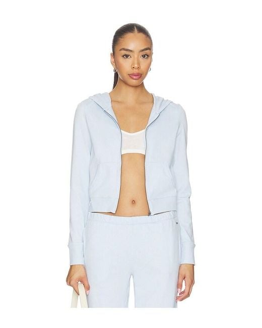 vuori White Halo Mini Fz Hoodie