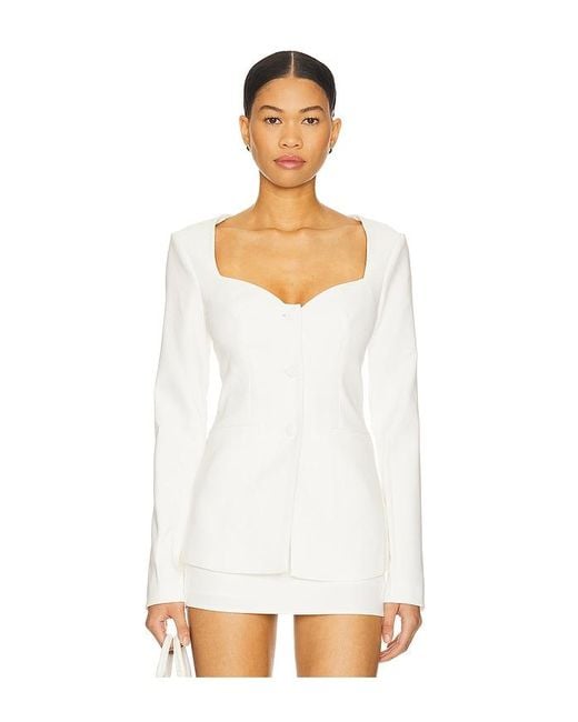ALL THE WAYS White Arielle Blazer