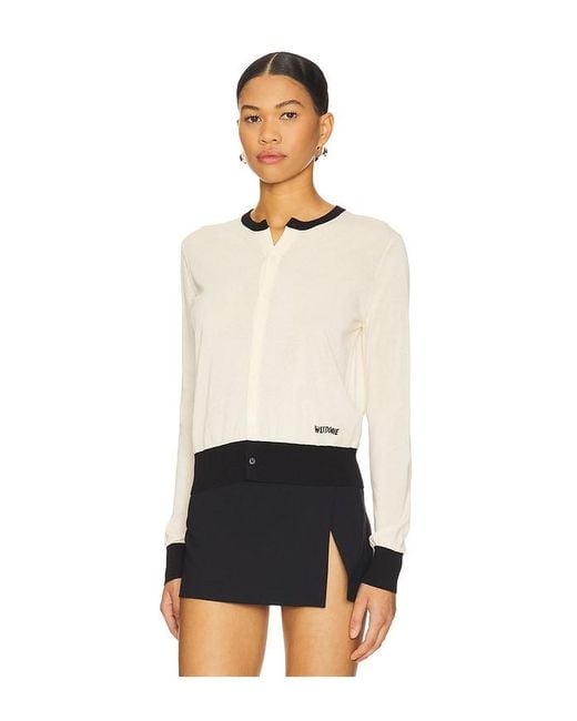 we11done White Knit Cardigan