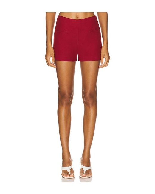 Faithfull The Brand Red Shorts Florine