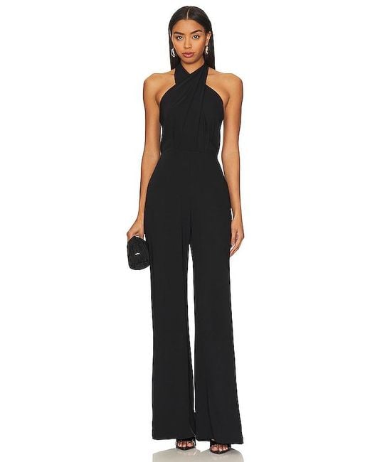 Amanda Uprichard Black Mezcal Jumpsuit