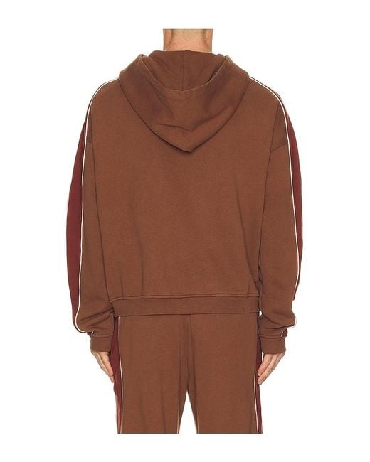 NAHMIAS Brown Ollie Hoodie for men