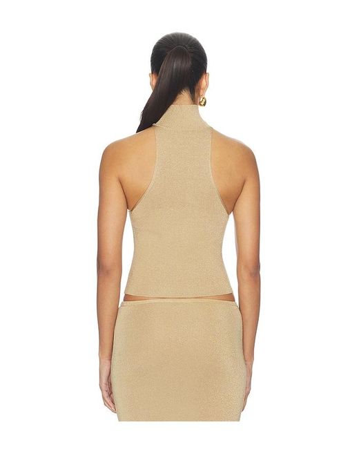 Nbd Natural Nyla Mock Neck Tank