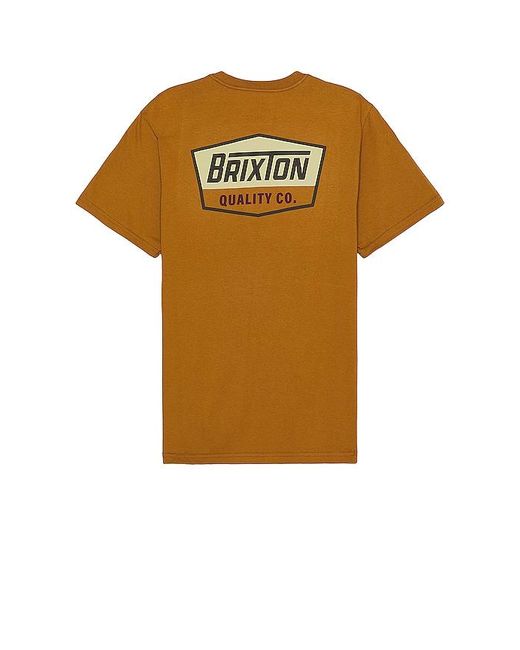 Camiseta Brixton de hombre de color Orange