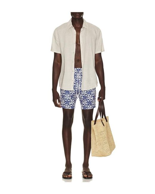 Trunks Surf & Swim Blue Sano 6.5 Swim Short for men