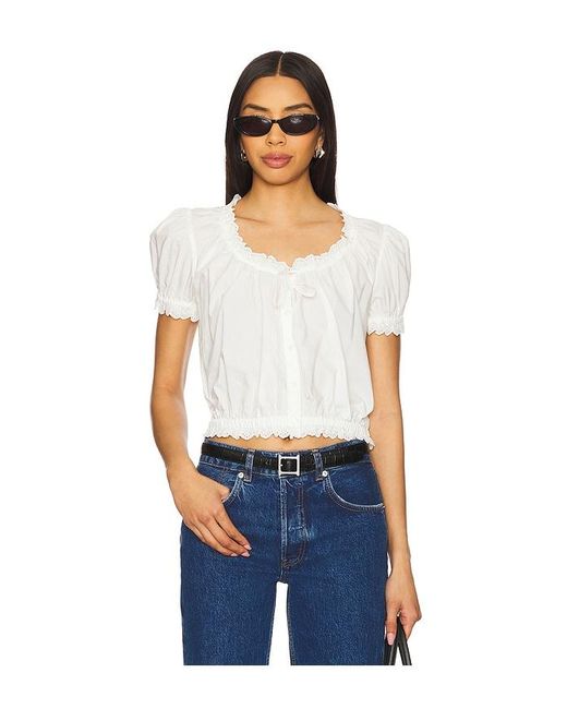 Tularosa Blue Peyton Top