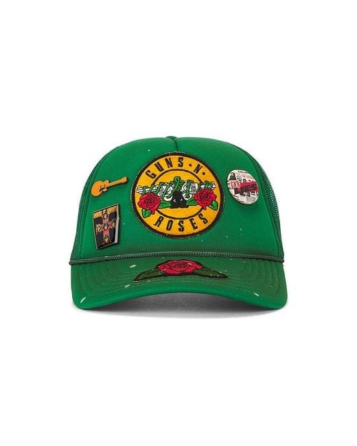 MadeWorn Green Guns N Roses Trucker Hat