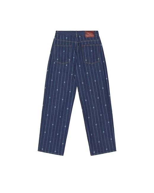 Drole de Monsieur Blue Le Jean Baggy Monogramme for men
