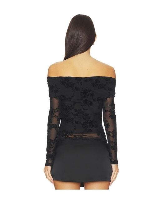Heartloom Black Tatum Top