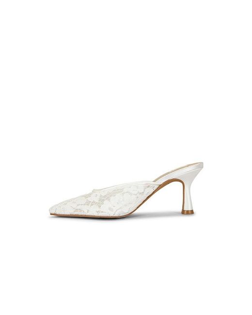 Dolce Vita White Cleo High Mule