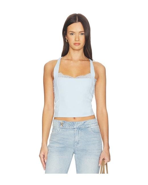 Free People White Looking Good Cami