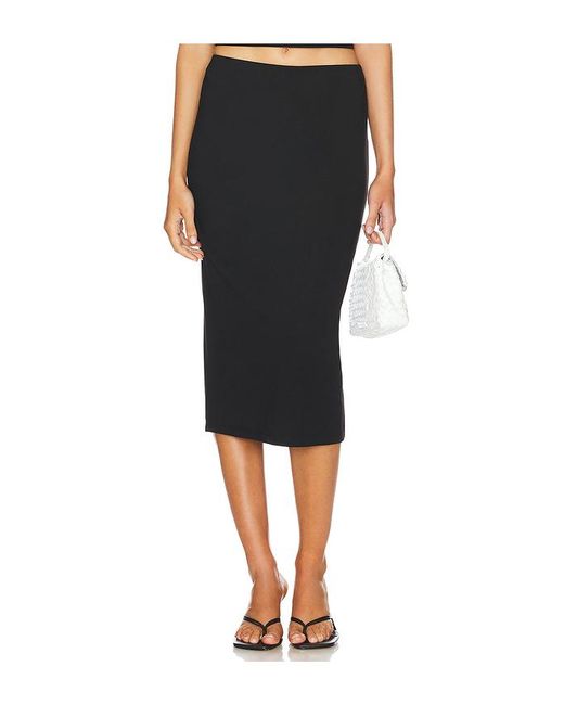 House of Harlow 1960 Black X Revolve Beda Midi Skirt