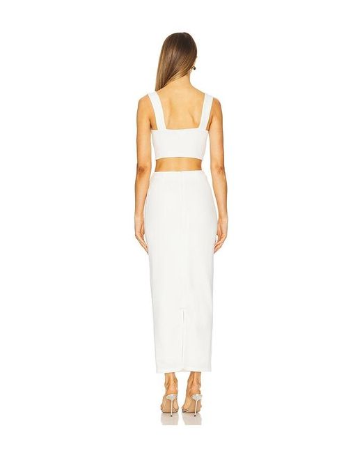 superdown White Veneda Skirt Set