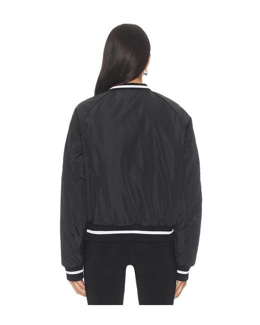 Gcds Black Logo Tape Nylon Bomber