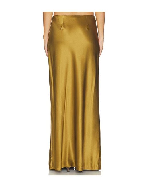 SRG Yellow Marion Silk Skirt