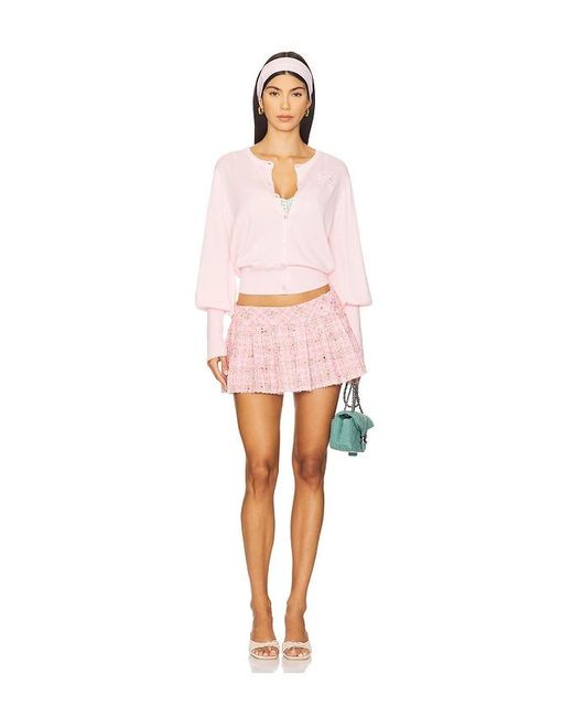 Nii HAI Pink The Long Bubble Cardi