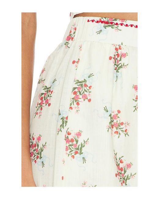 Agua Bendita White Silvia Cherish Pant