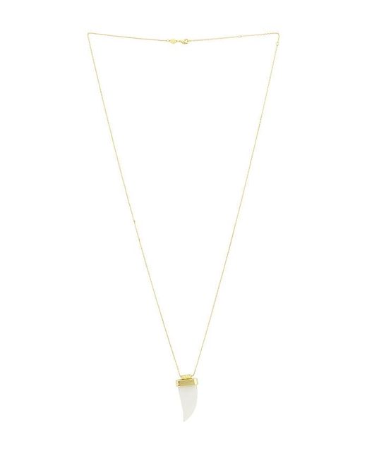 Anni Lu White Jaws Big Wave Necklace