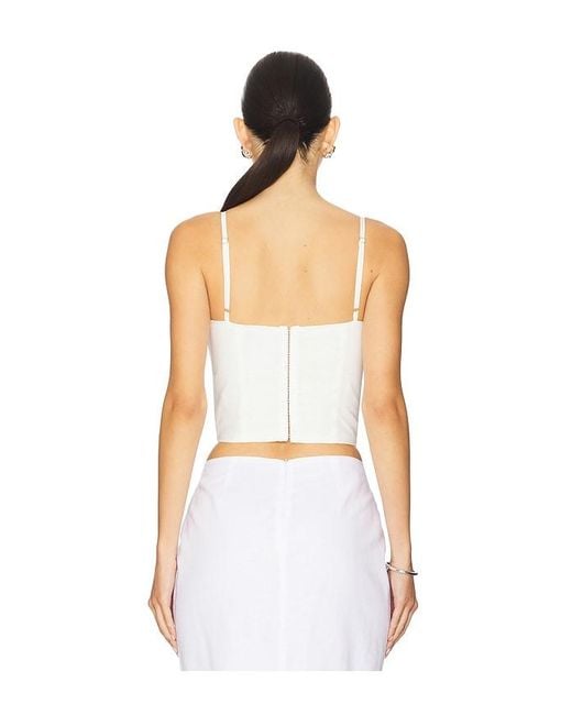 SNDY'S White Elsie Top