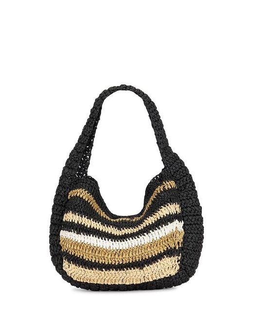 Free People Black Belize Shell Clutch