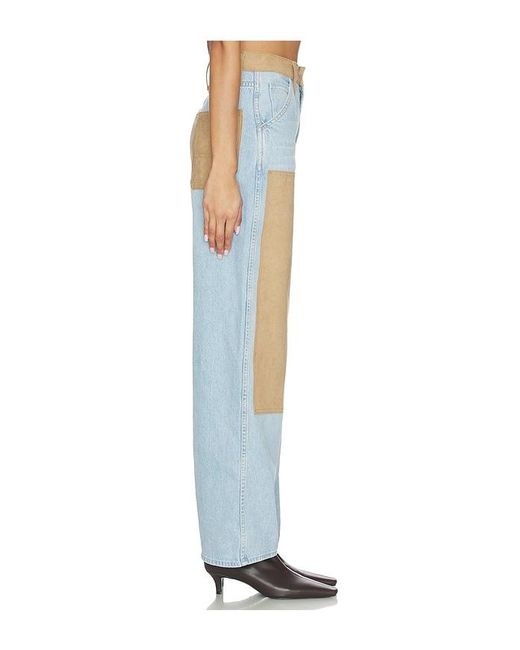 Mother Blue The Bee's Knees Stud Finder Skimp Jeans