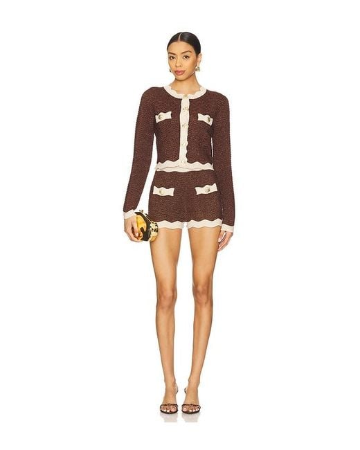 retroféte Black Kait Knit Short