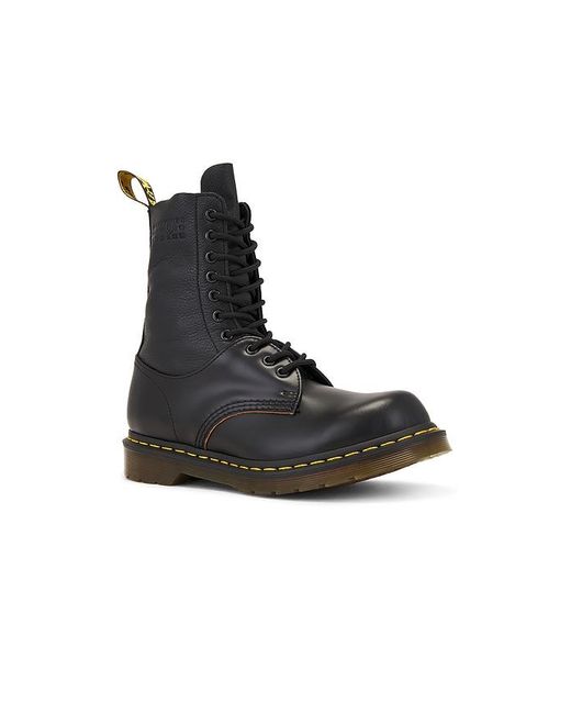 MM6 by Maison Martin Margiela Black X Dr. Martens 10 Eye Twisted And Reimagined 85 Las for men