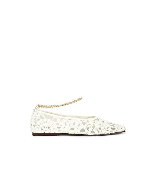 MARIA LUCA White Augusta Ballet Flat