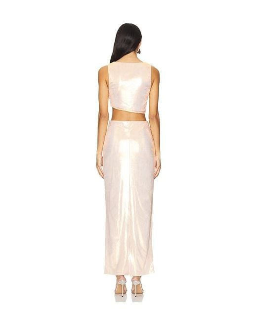 superdown White Pearl Maxi Set