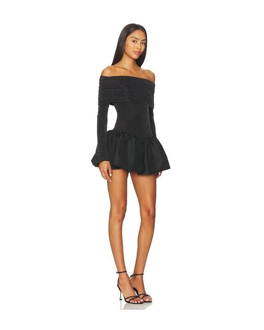 Show Me Your Mumu Black Charlize Mini Dress