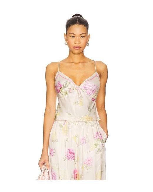LoveShackFancy White Emeraine Top