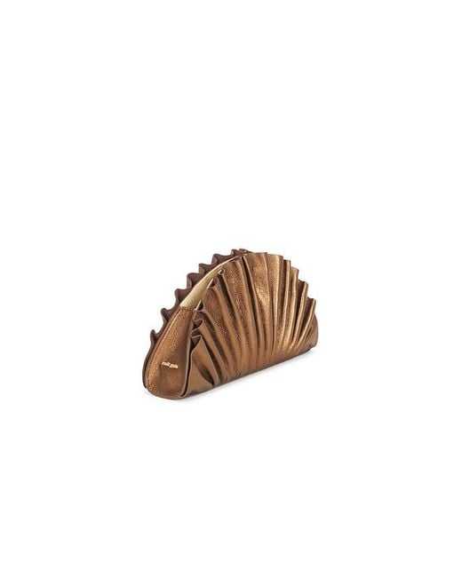 Cult Gaia Brown Nala Clutch