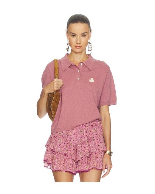 Isabel Marant Pink Althea Top