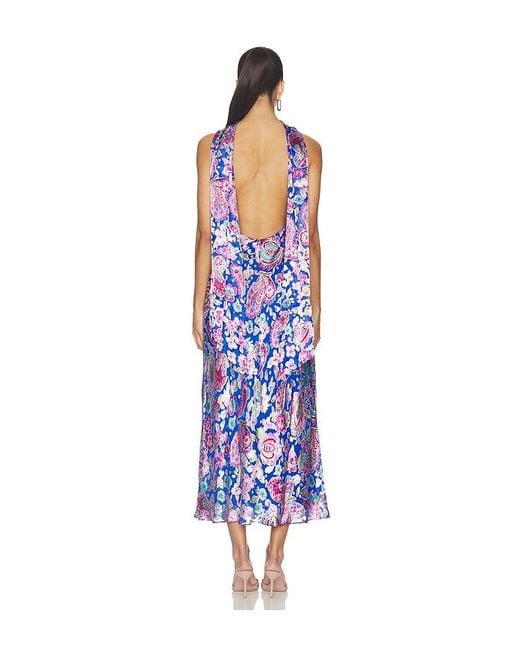 Rixo Blue Hayley Dress
