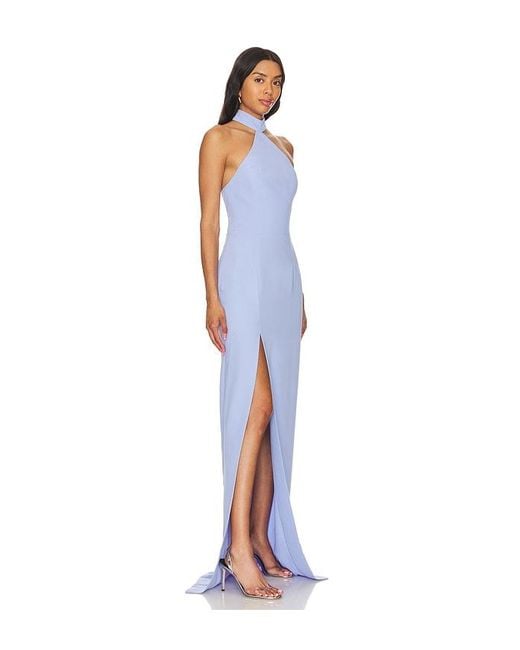 Amanda Uprichard Blue X Revolve Queen Gown
