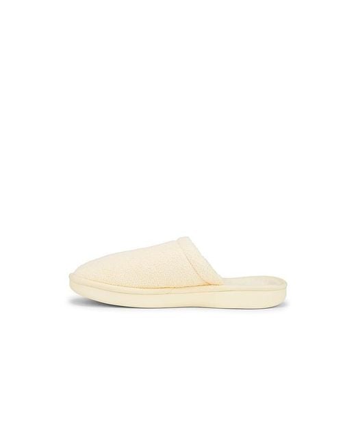 SLIPPERS ESSENTIAL en Yellow Brunch pour homme en coloris White