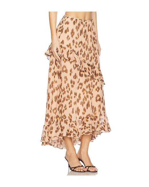 Zimmermann Illuminate アシンメトリースカート Natural