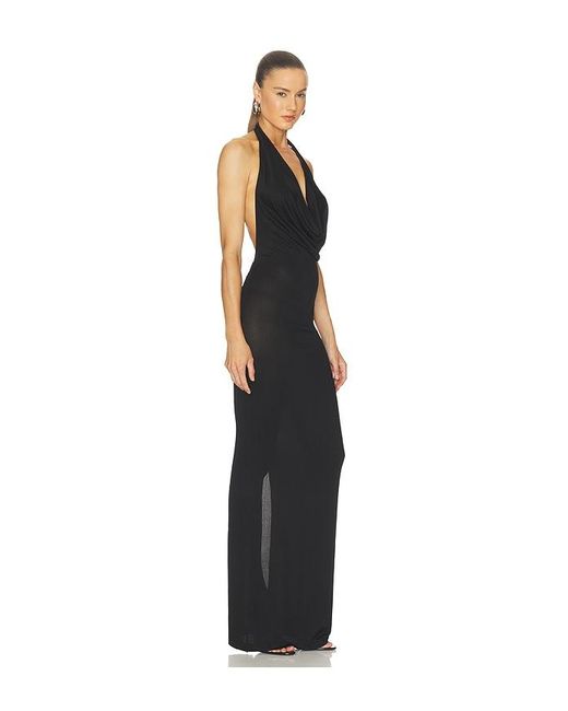 ÉTERNE Black Gisele Maxi Dress