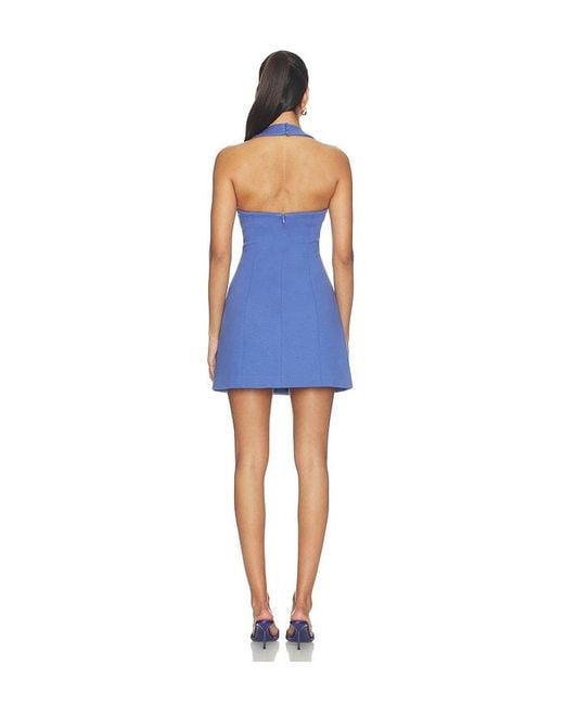 Elliatt Blue Talitha Halter Neck Mini Dress