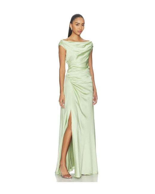 Jonathan Simkhai Multicolor Elinne Short Sleeve Gown