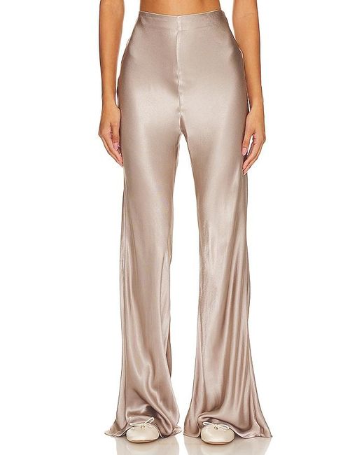 RUE SOPHIE Natural Satin Bell Pant