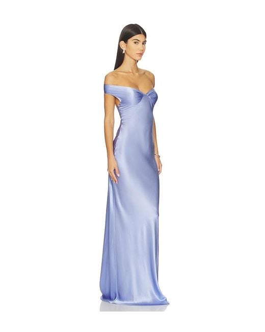 Natalie Rolt Blue Bridget Gown