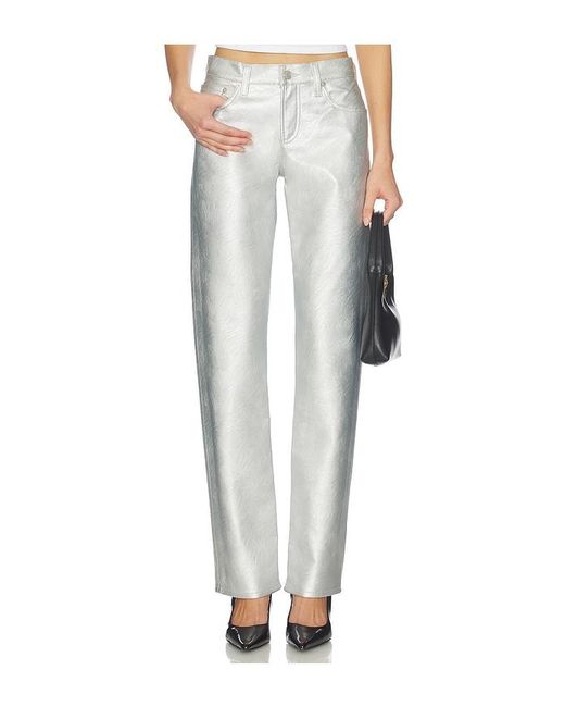 Agolde Metallic Low Rise Slim Pants