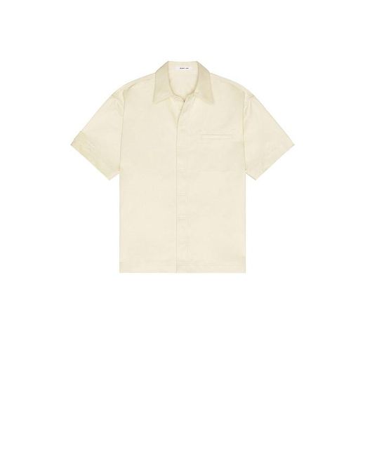 Helmut Lang Blue Short Sleeve Loop Tape Shirt for men