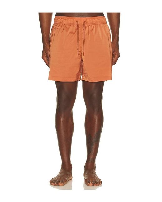 Frescobol Carioca Orange Salvador Elasticated Swim Short for men