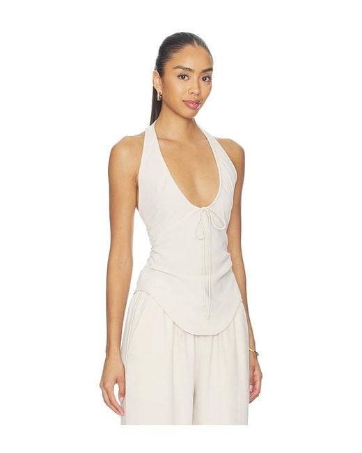 Lovers + Friends White Elina Top